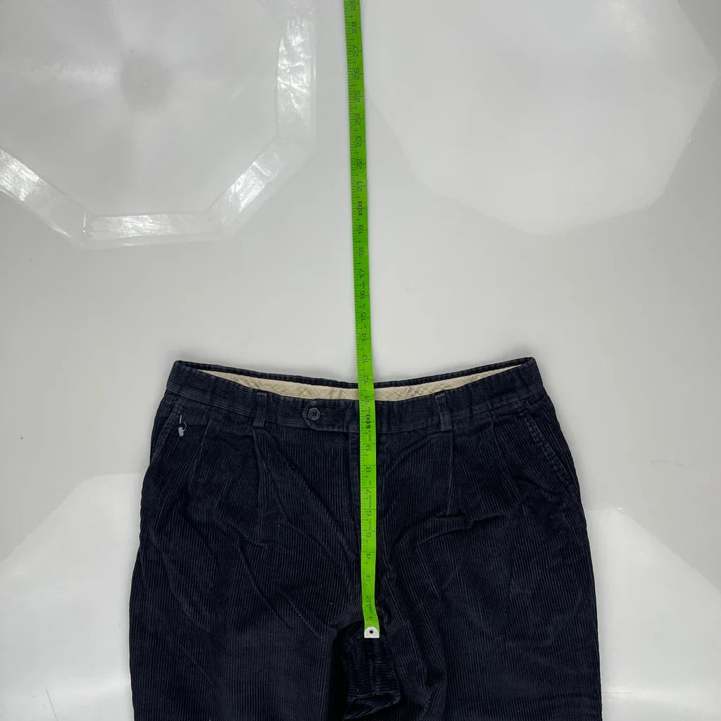 Polo By Ralph Lauren Cord Pants - 34″ Waist Navy Corduroy