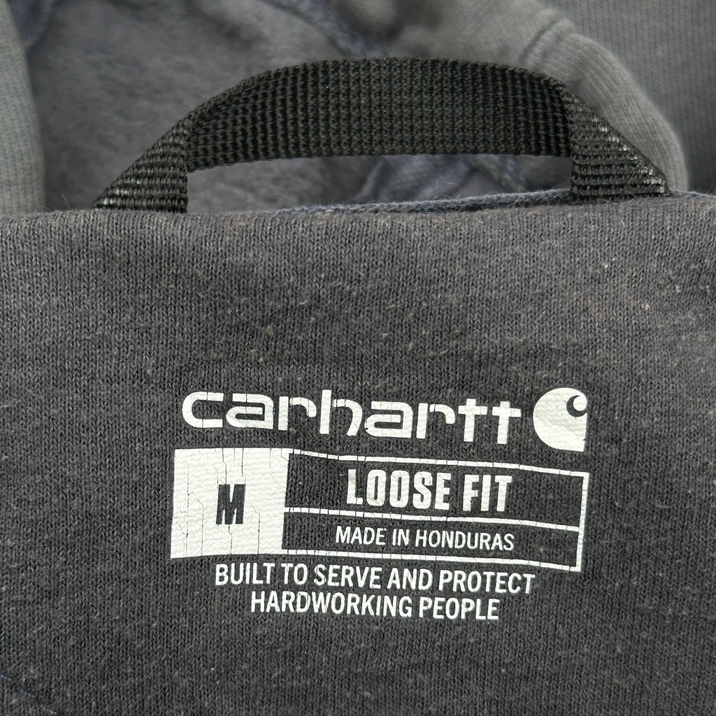 Loose Fit Carhartt Hoodie - Medium Gray Cotton