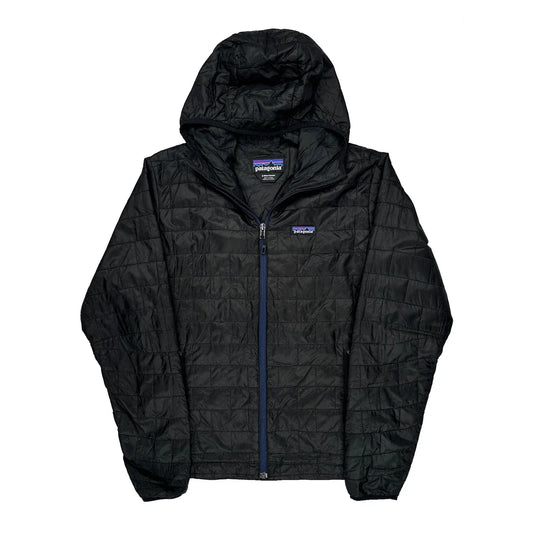 Patagonia Light Puffer Jacket - Small Black Nylon
