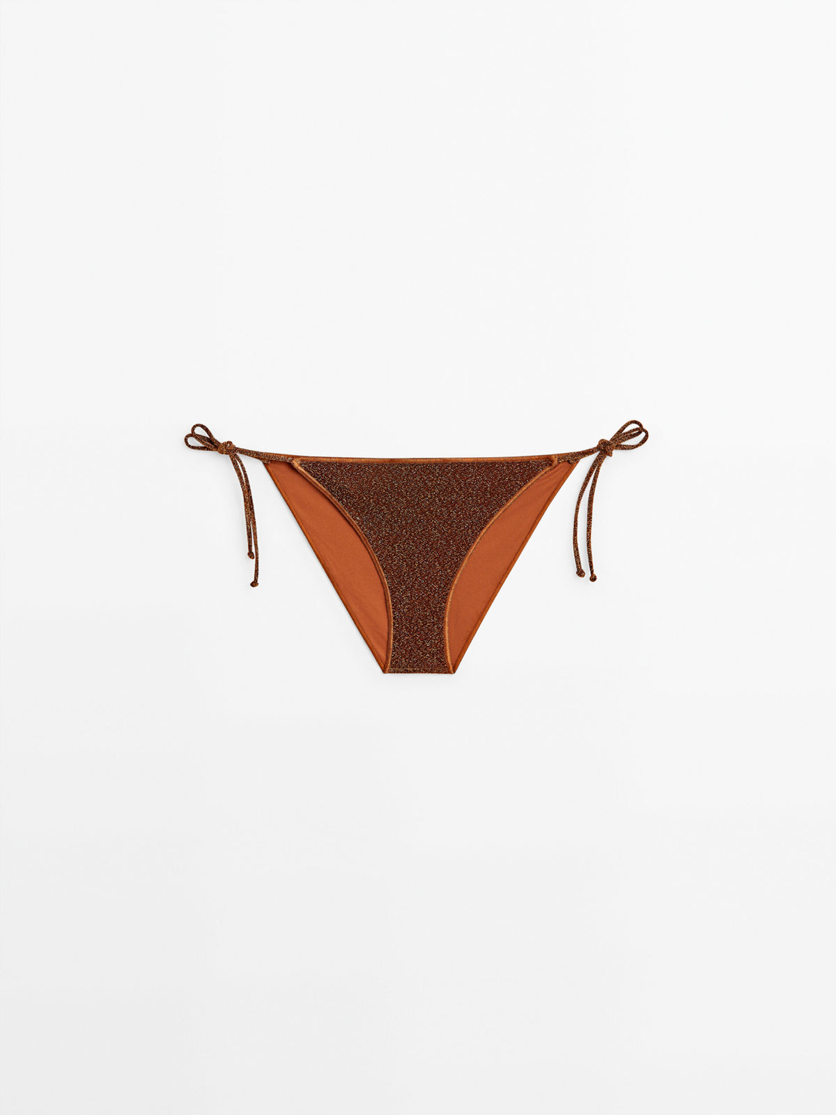 Braguita bikini brillo - COBRE