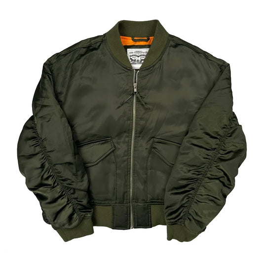 Levis Ma1 Bomber Jacket - XS Green Polyester