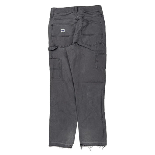 Lee Carpenter Pants - 29W 31L Gray Cotton