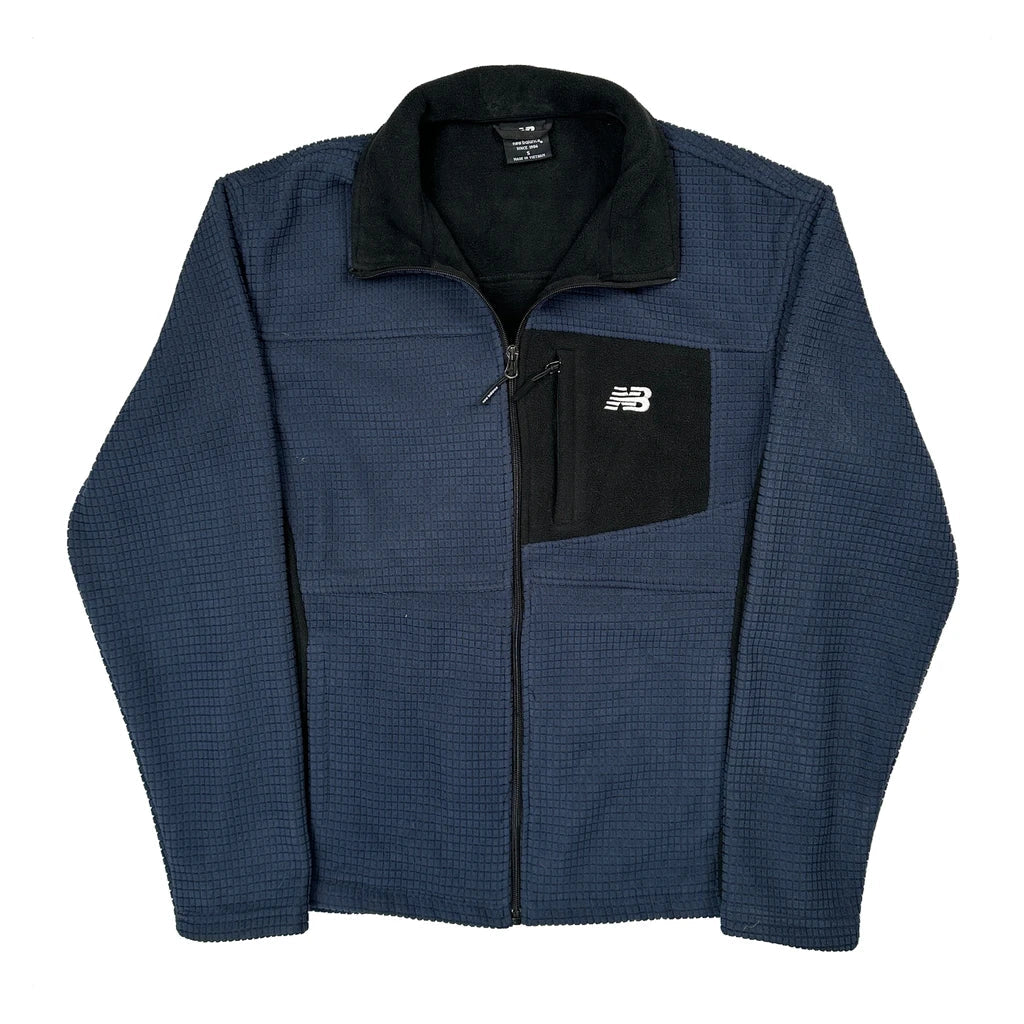 New Balance Zip Up - Small Blue Polyester