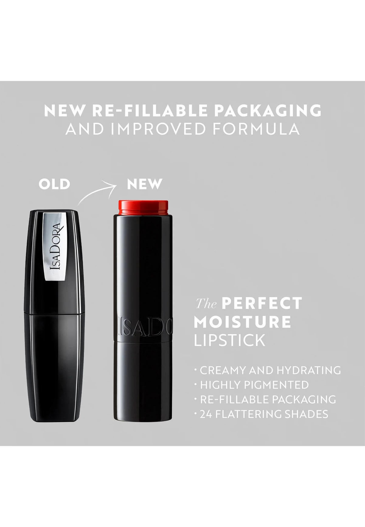IsaDora PERFECT MOISTURE LIPSTICK - Rossetto