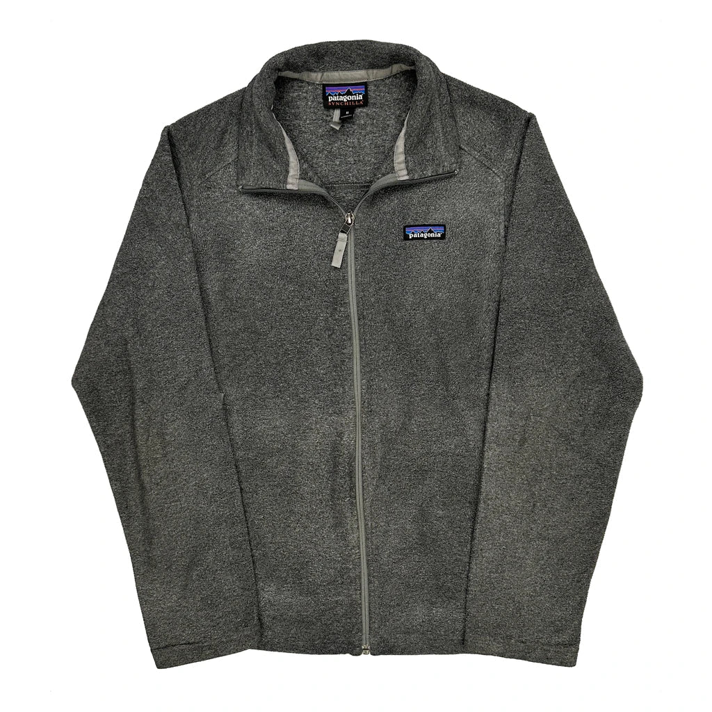 Patagonia Fleece Jacket - Medium Gray Polyester