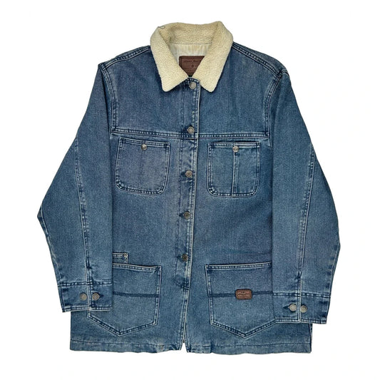 Ralph Lauren Collared Denim Jacket - Medium Blue Denim