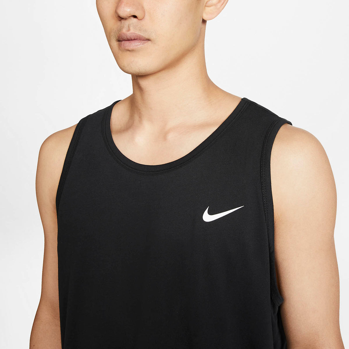 Nike Solid Dri-FIT Canotta Black/White
