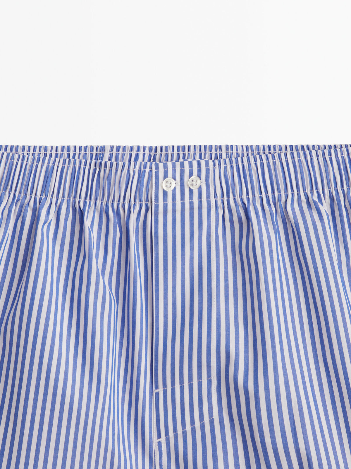 Calzoncillo popelín rayas - AZUL MARINO