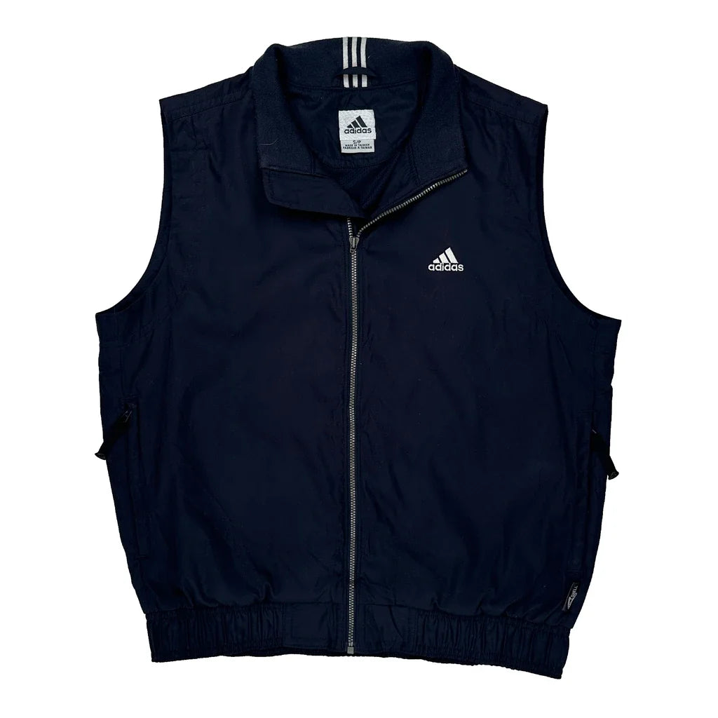 Adidas Vest - Small Navy Polyester
