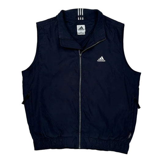 Adidas Vest - Small Navy Polyester