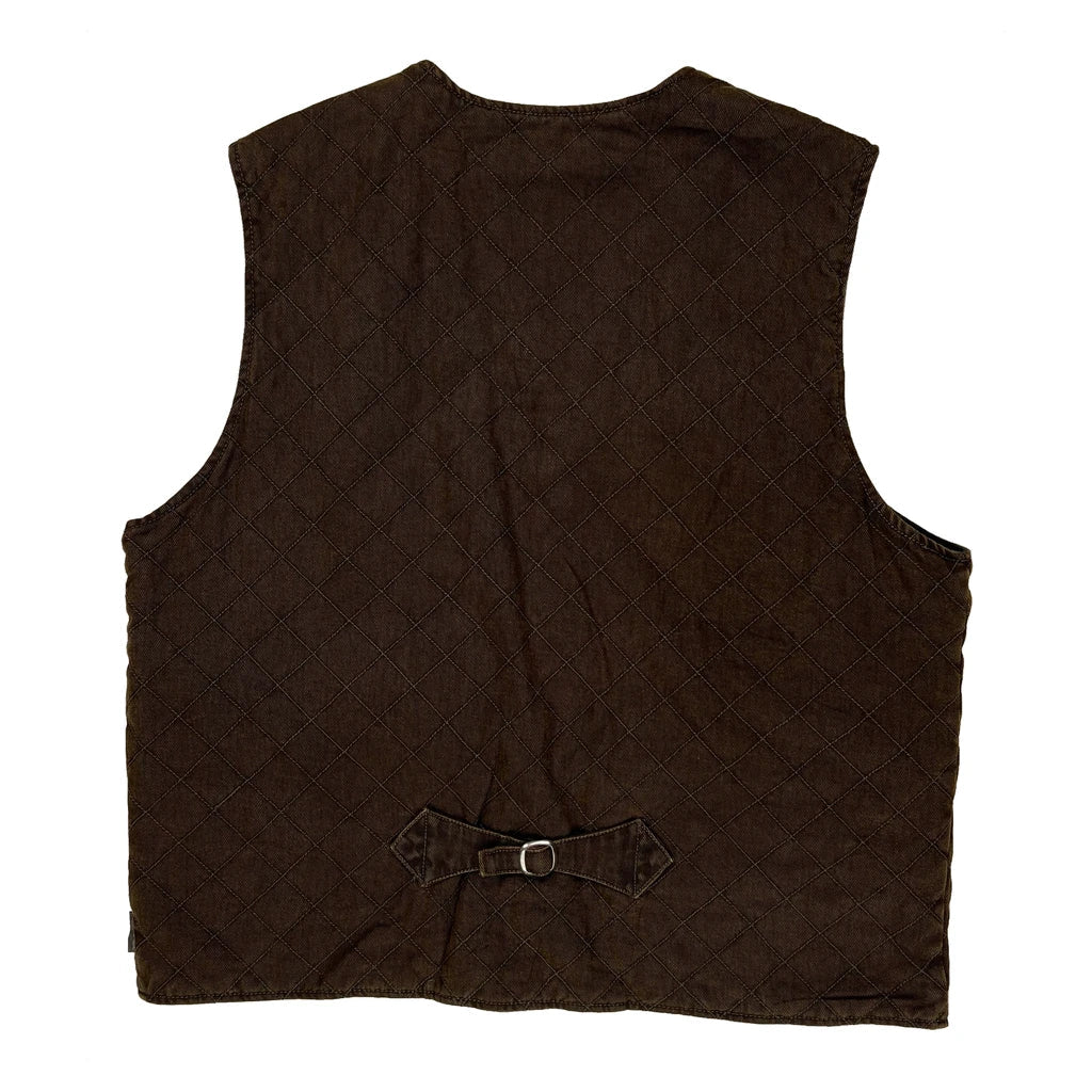 Woolrich Vest - Large Brown Cotton