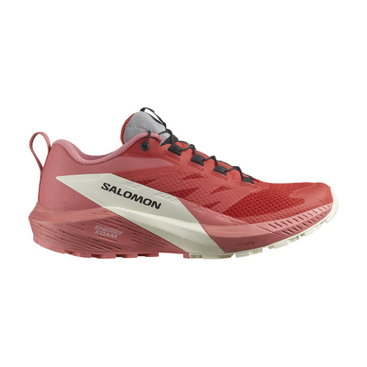 Salomon Sense Ride 5 Tea Rose/Fiery Red/Vanilla Ice