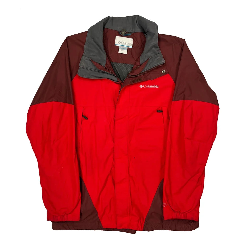 Columbia Jacket - Large Red Polyester