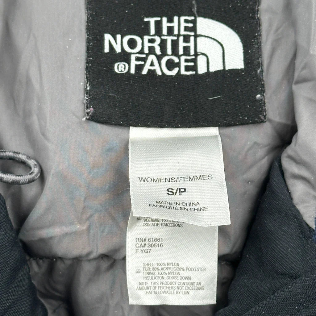 The North Face Puffer - Small Black Nylon