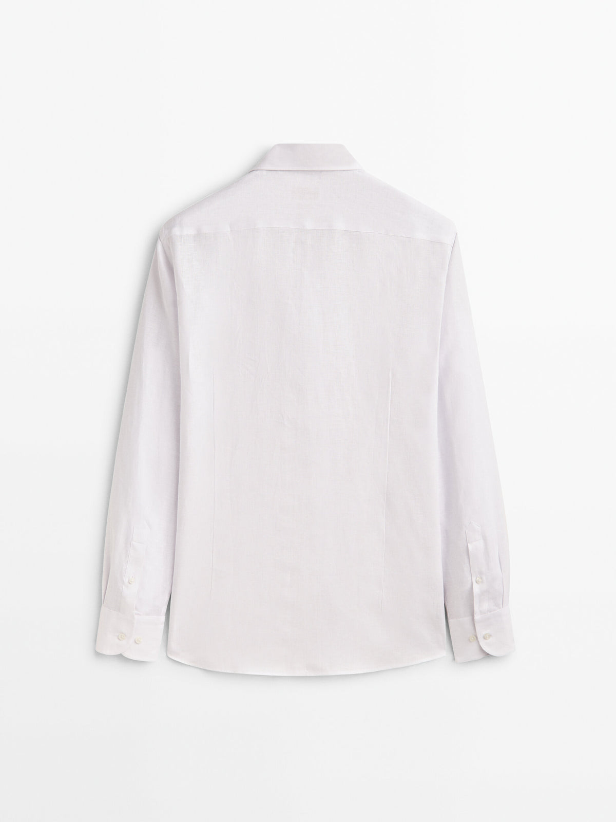 Camisa 100% lino slim fit - BLANCO