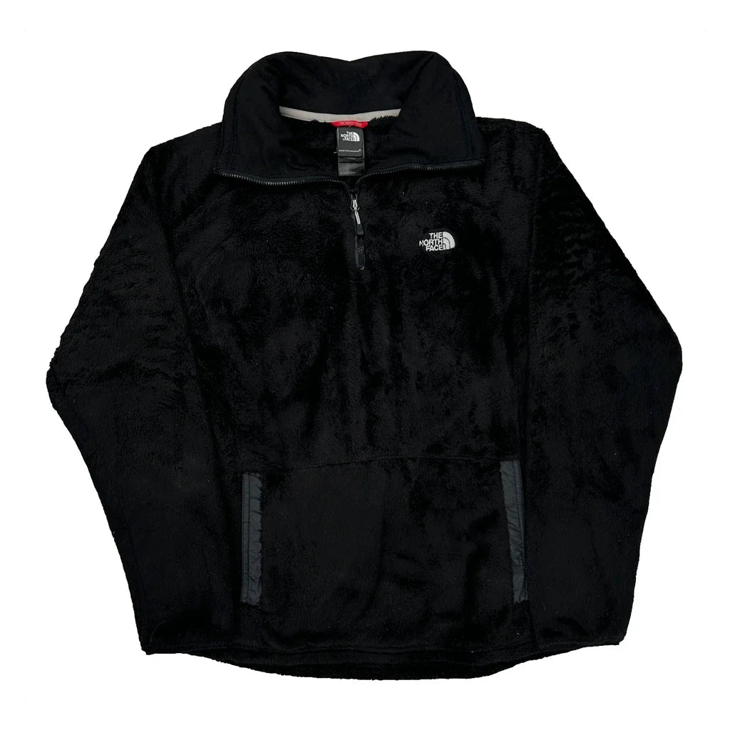 The North Face 1/4 Zip - Medium Black Polyester