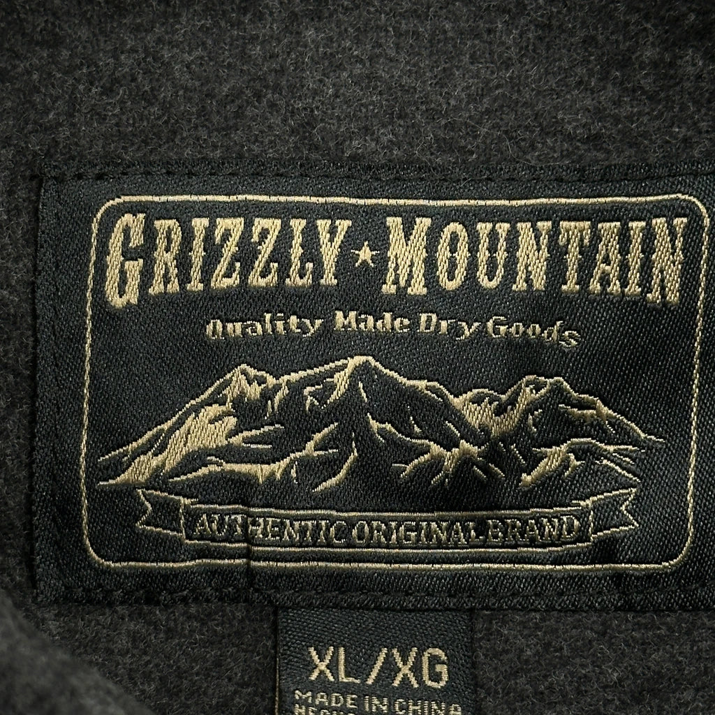 Grizzly Mountains Shirt - XL Gray Cotton