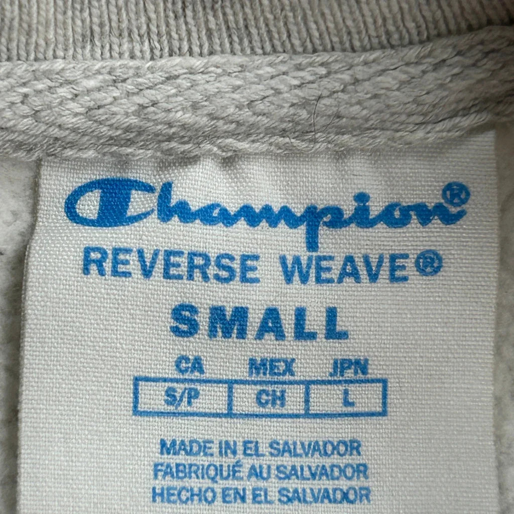 Reverse Weave Champion Kean University Sweatshirt - Small Gray Cotton
