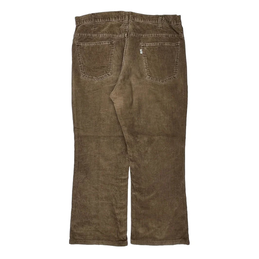 Levis Boot Cut Cord Pants - 36″ Waist Brown Corduroy