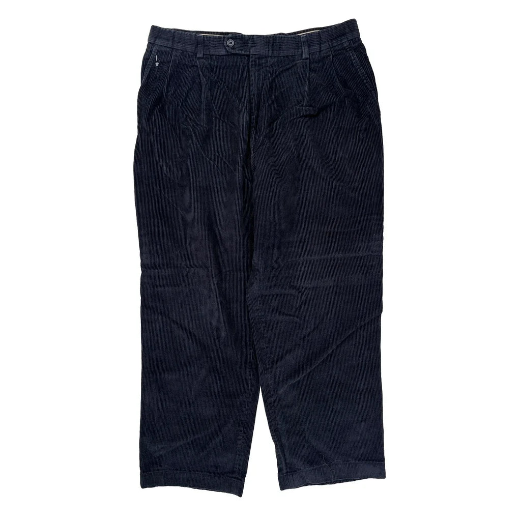 Polo By Ralph Lauren Cord Pants - 34″ Waist Navy Corduroy