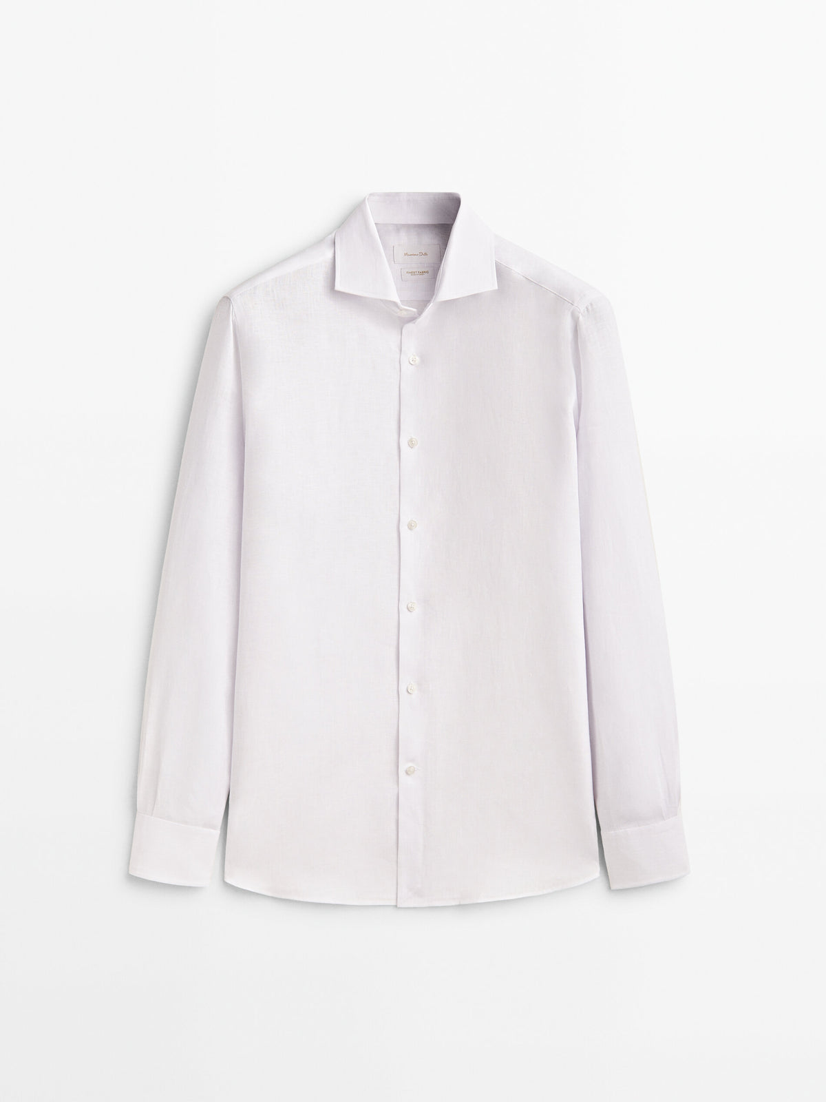 Camisa 100% lino slim fit - BLANCO