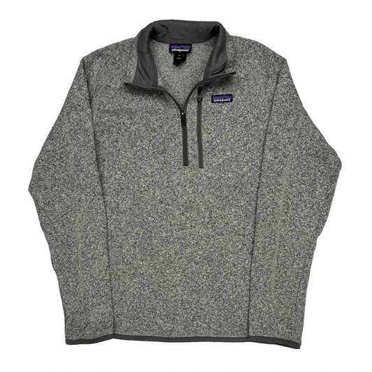 Patagonia 1/4 Zip - Medium Gray Polyester