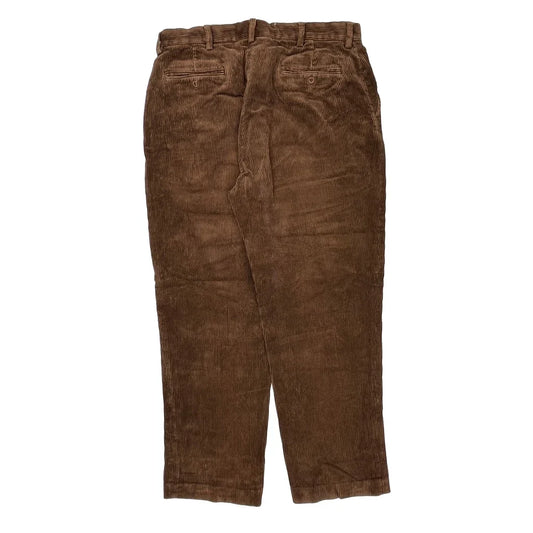 Polo By Ralph Lauren Cord Pants - 34″ Waist Brown Corduroy