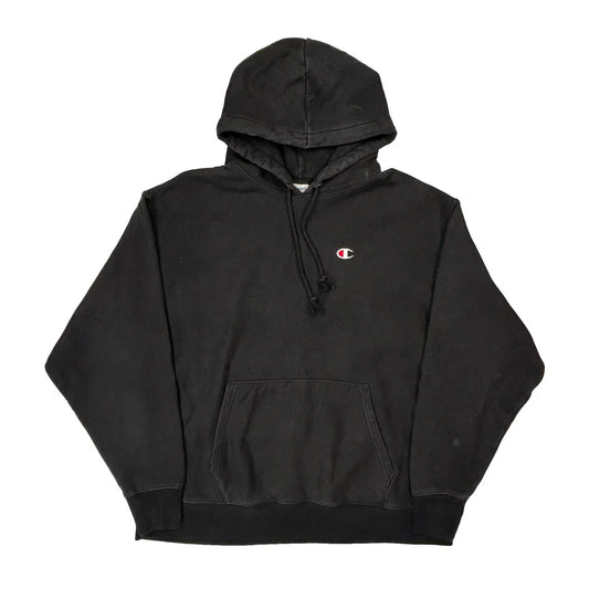 Reverse Weave Champion Hoodie - 2XL Black Cotton