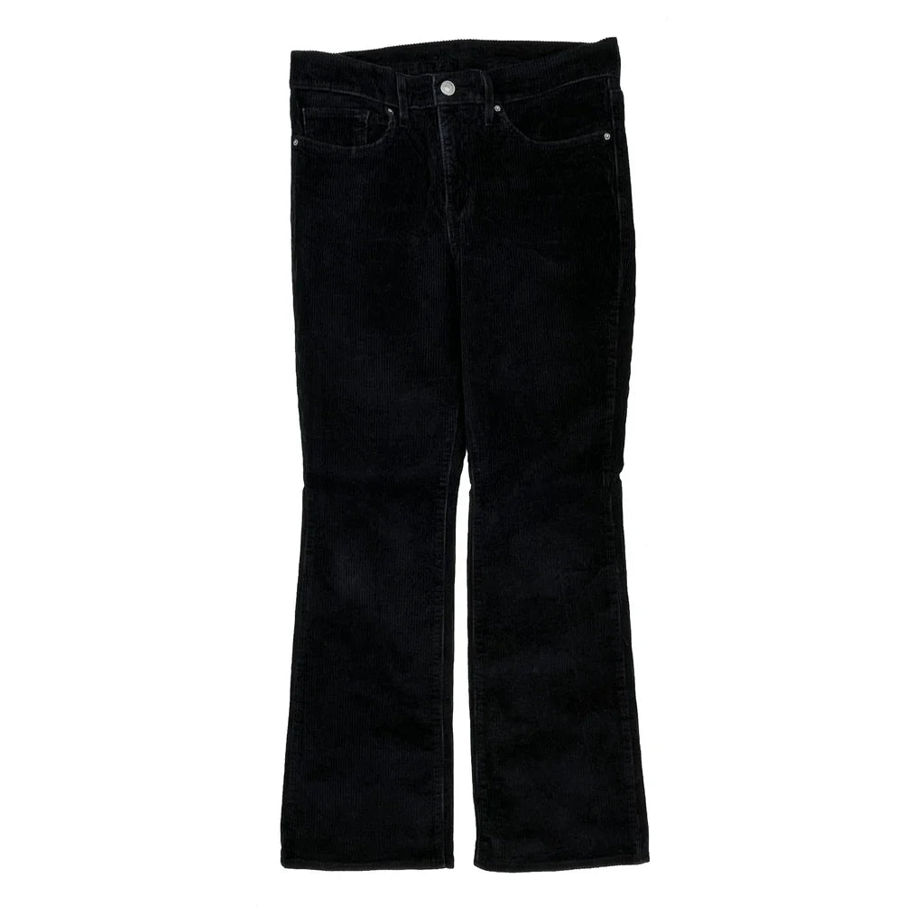 Levis Boot Cut Cord Pants - 29″ Waist Black Cotton