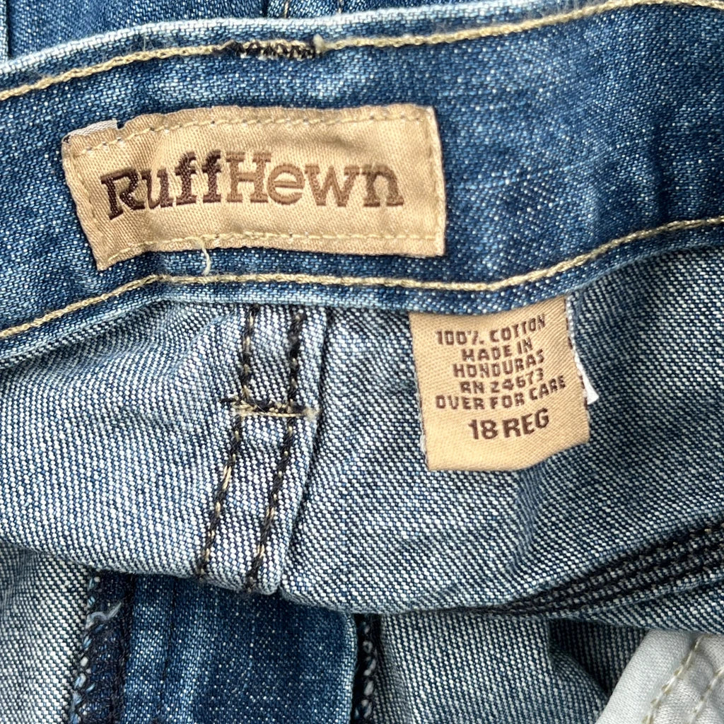 Ruff Hewn Carpenter Pants - 28W 30L Blue Cotton