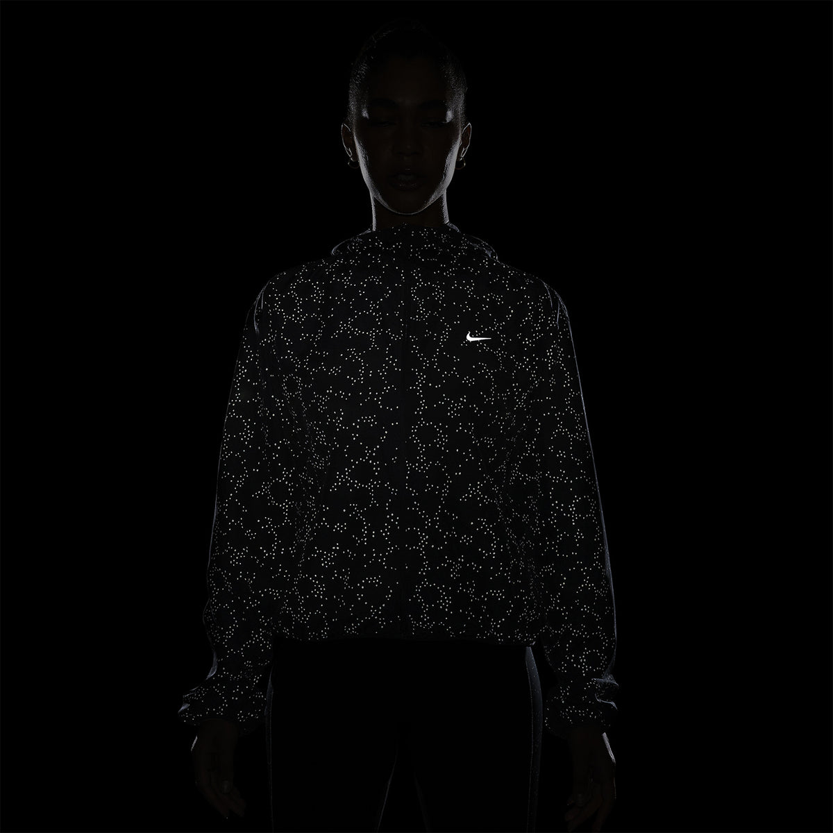 Nike Dri-FIT Logo Giacca Black/Reflective Silver