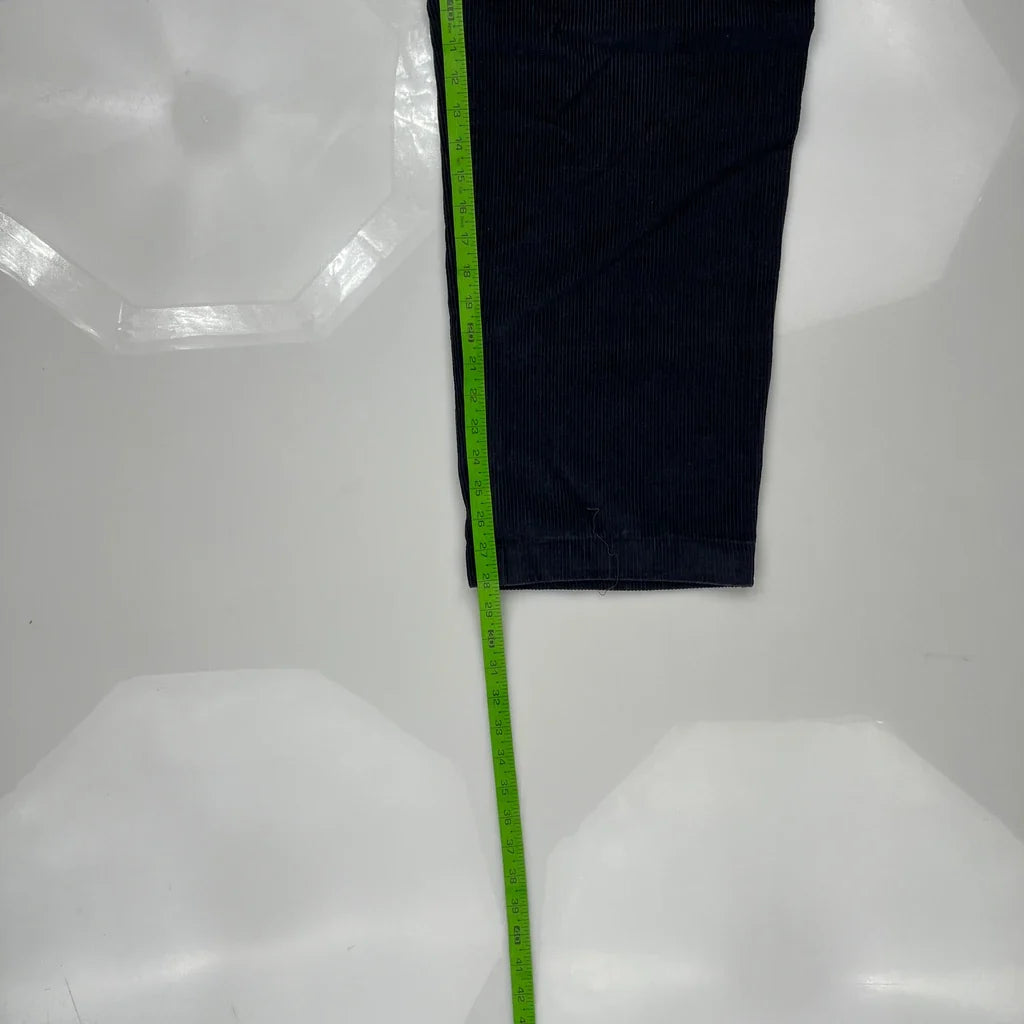Polo By Ralph Lauren Cord Pants - 34″ Waist Navy Corduroy