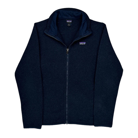 Patagonia Fleece Jacket - Large Navy Polyester