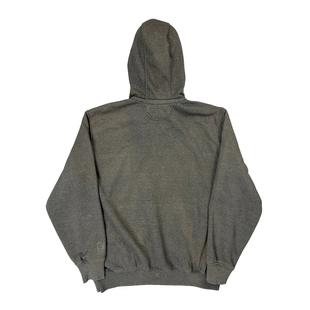 Carhartt Hoodie - Large Gray Cotton Blend