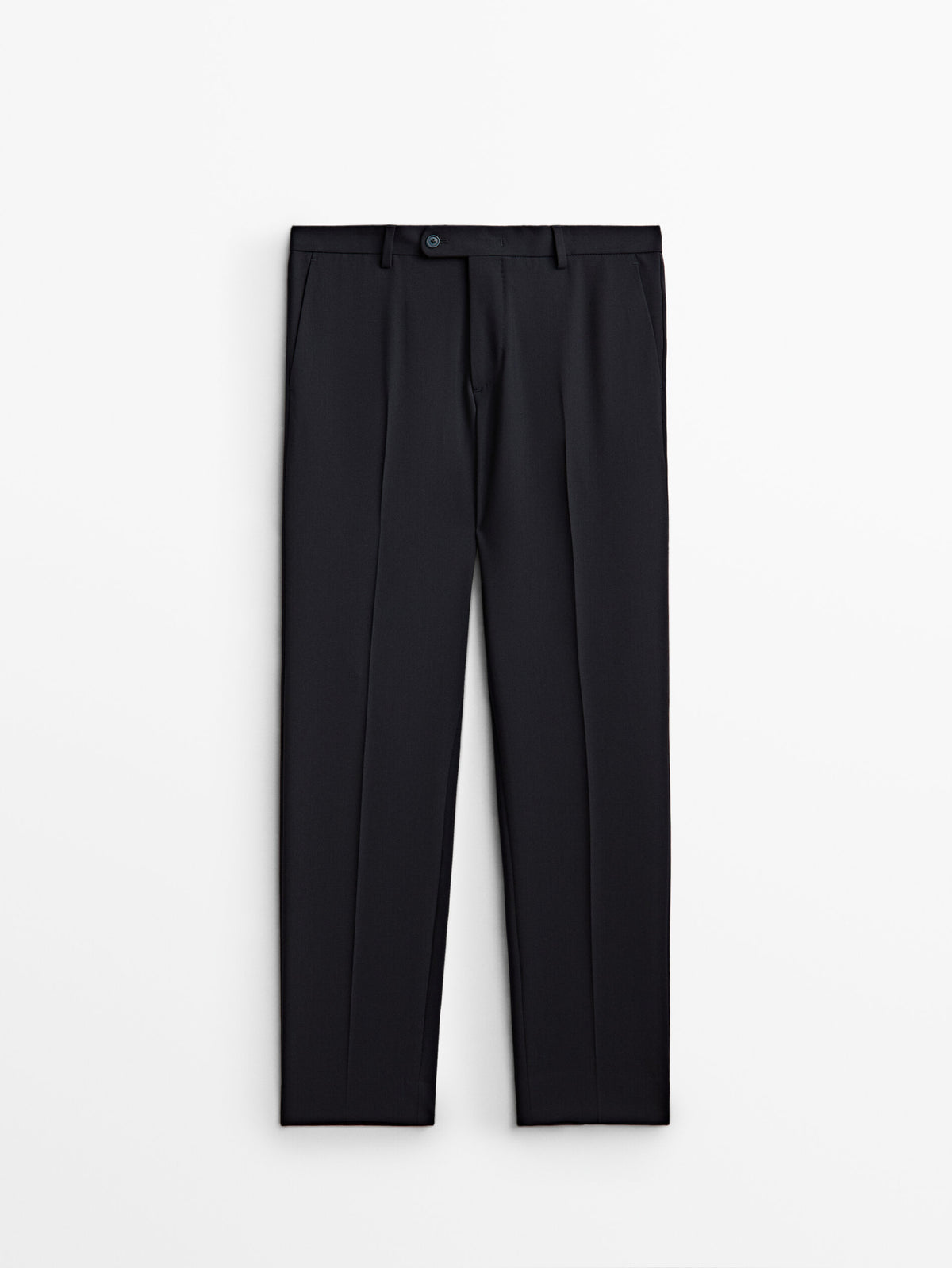 Pantalón traje lana bi-stretch - AZUL MARINO