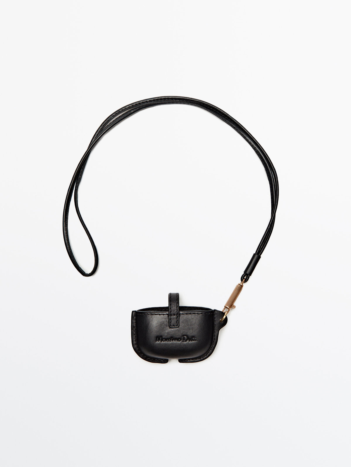 Estuche piel auriculares inalámbricos - NEGRO
