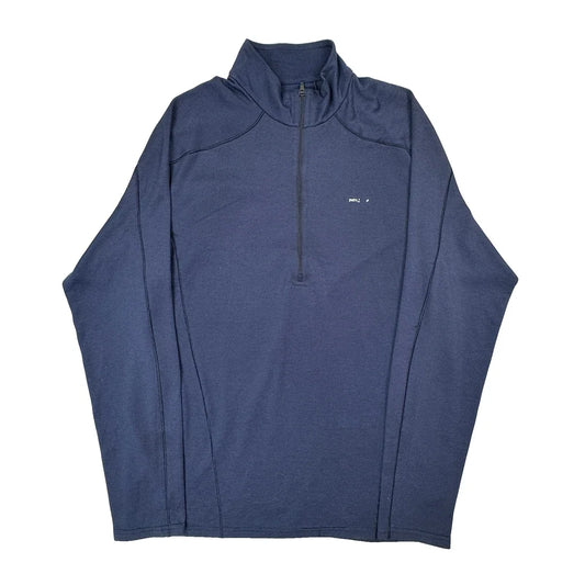 Patagonia 1/4 Zip - Large Blue Polyester