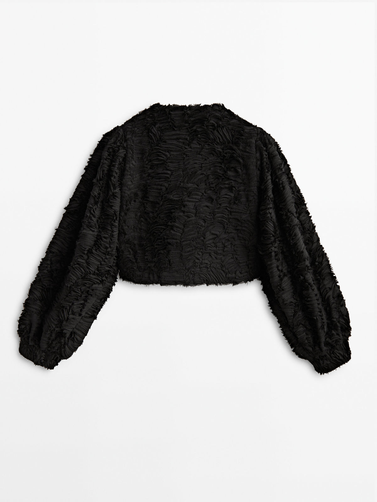 Chaqueta estructura bucle -Studio - NEGRO