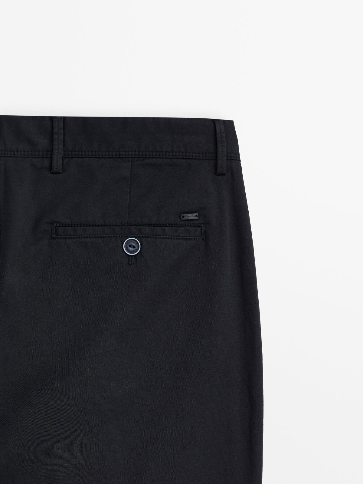 Pantalón chino mezcla algodón regular fit - AZUL MARINO