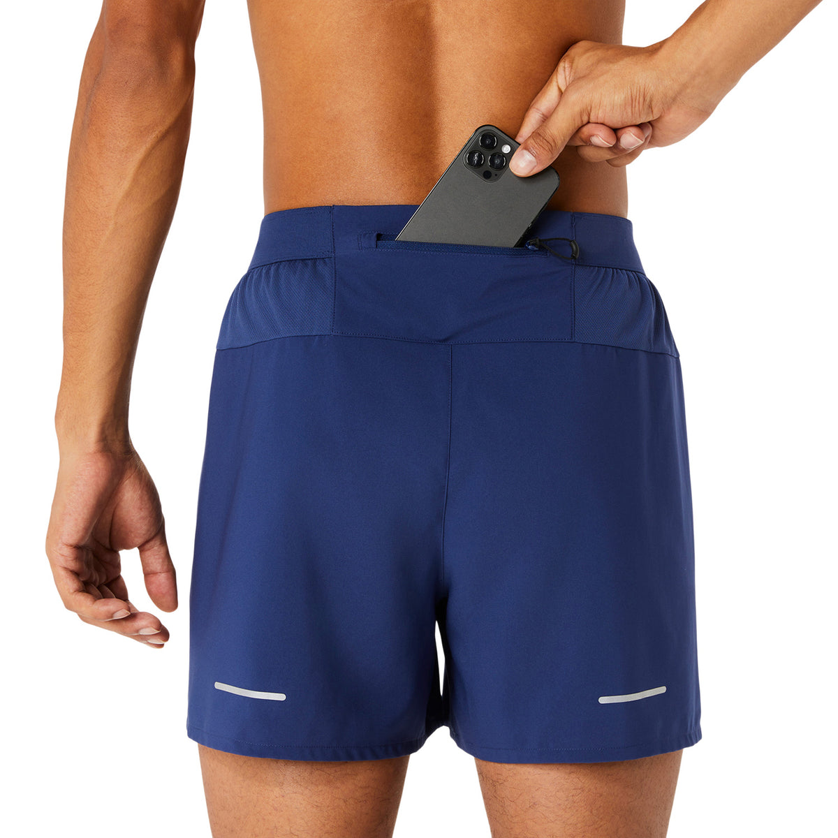 Asics Road Logo 5in Pantaloncini Deep Ocean