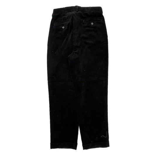 Unbranded Cord Pants - 32″ Waist Black Cotton