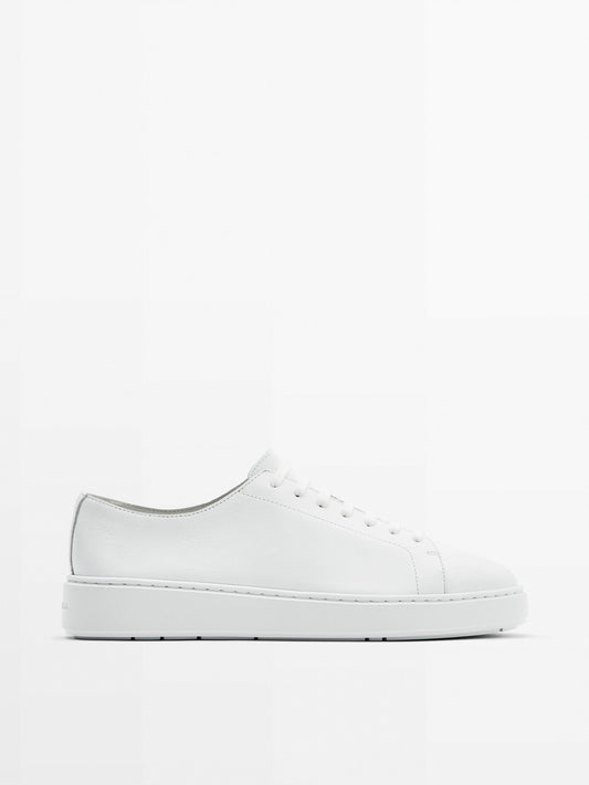 Deportivo piel napa soft - BLANCO