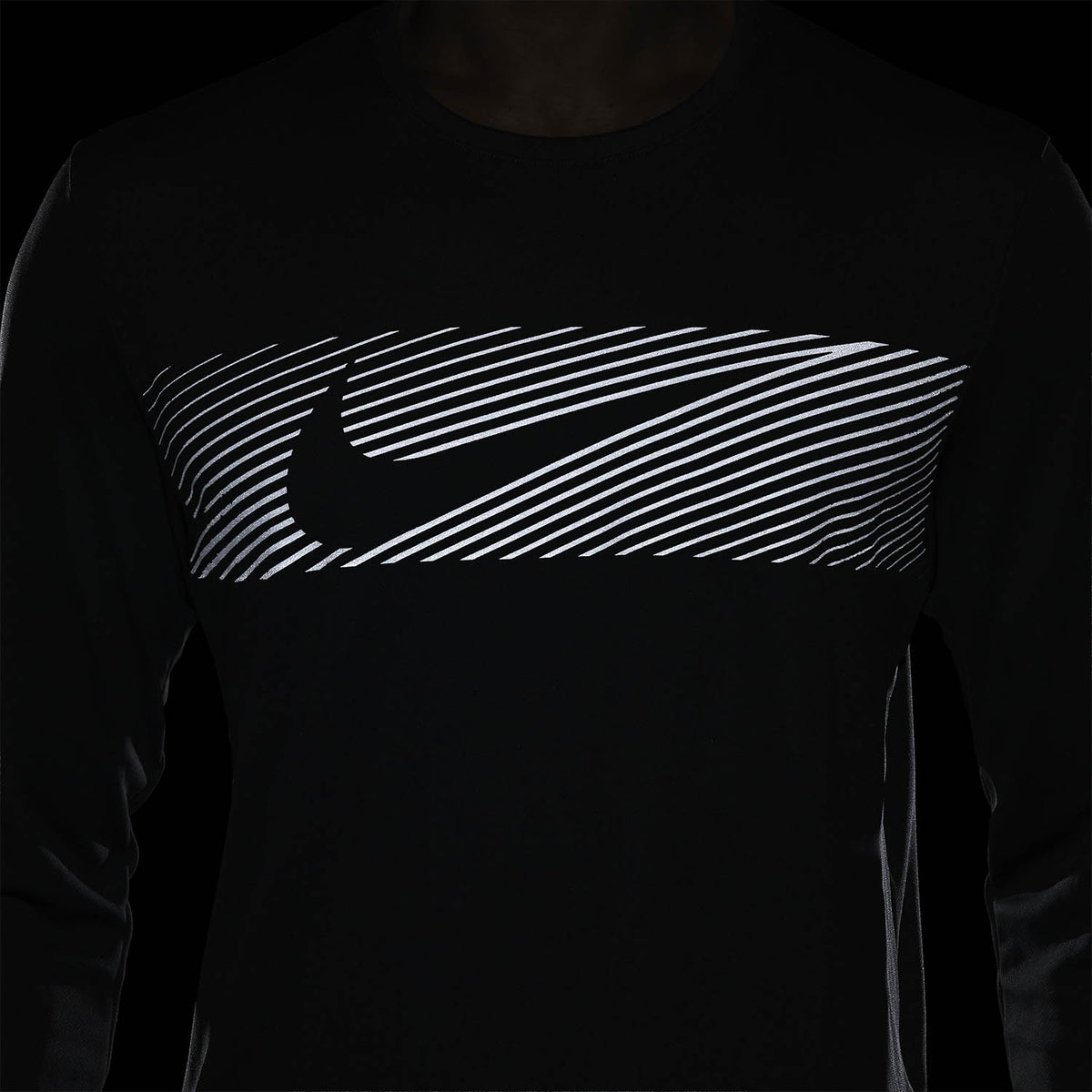 Nike Miler Flash Maglia Iron Grey/Reflective Silver