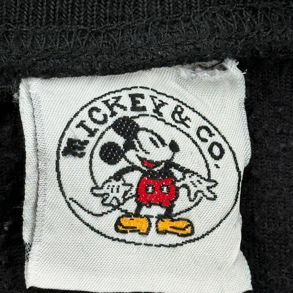 Mickey & Co. Cartoon Sweatshirt - Large Black Cotton