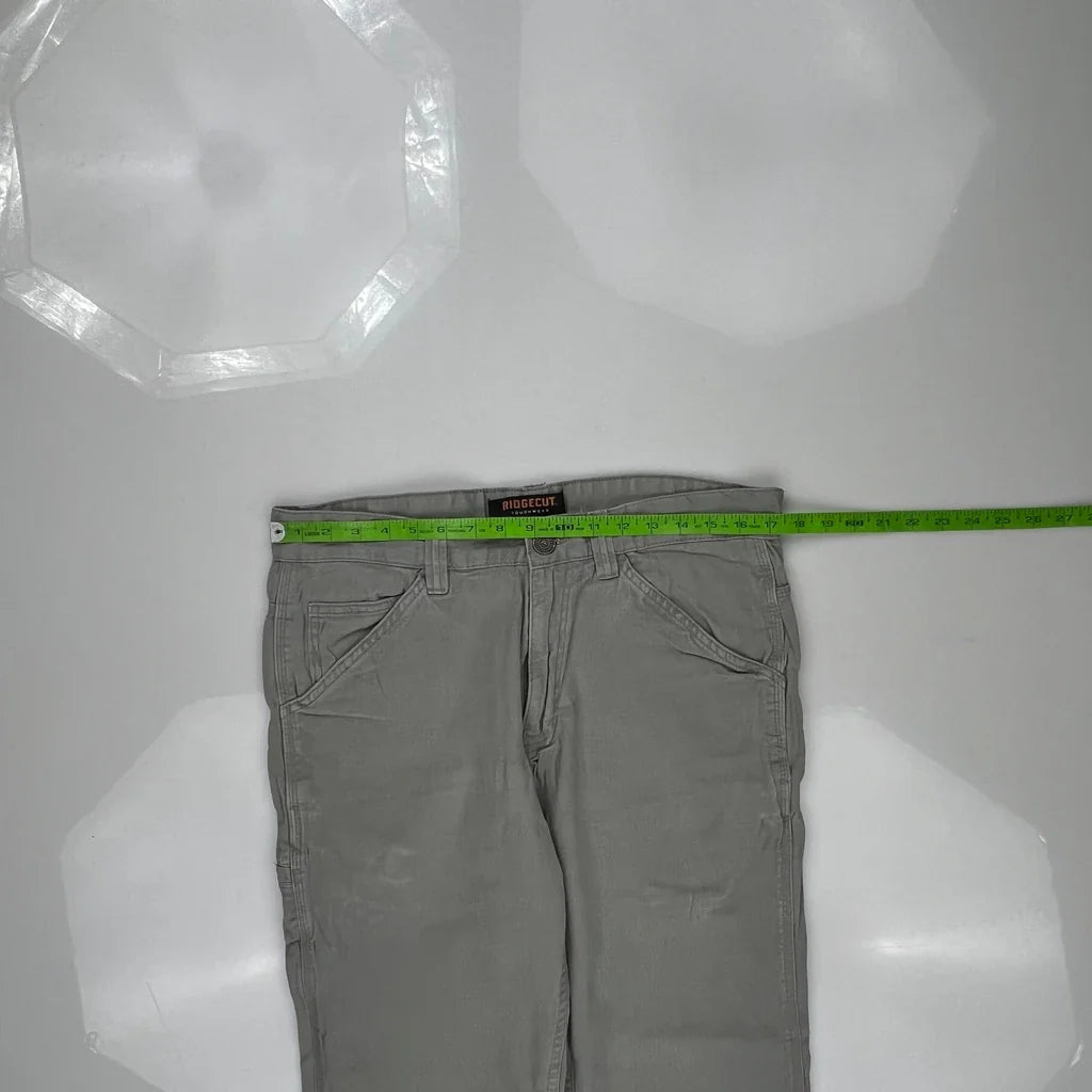Ridge Cut Carpenter Pants - 34W 30L Gray Cotton
