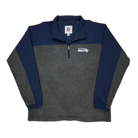 Seattle Seahawks Nfl Long Sleeve T-Shirt - XL Gray Polyester