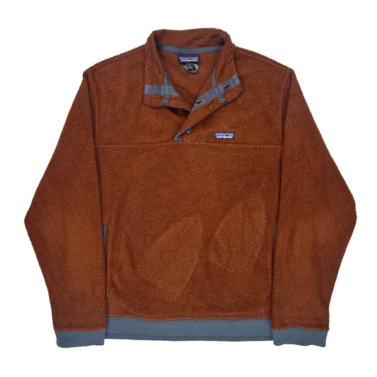Patagonia Fleece - Large Brown Polyester