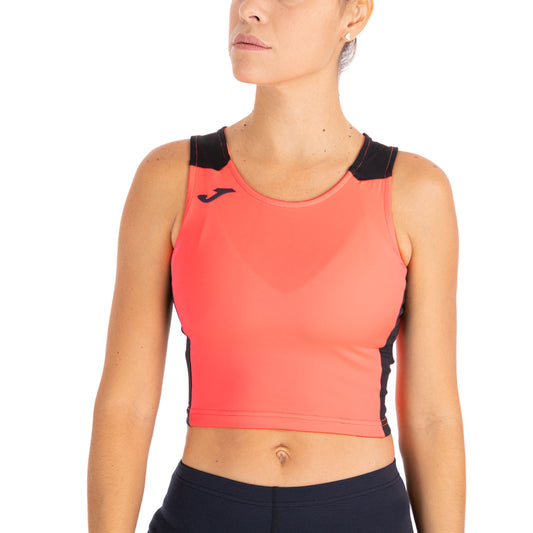 Joma Record II Top Fluor Coral/Black