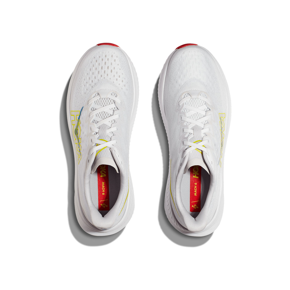 Hoka Mach 6 White/Nimbus Cloud
