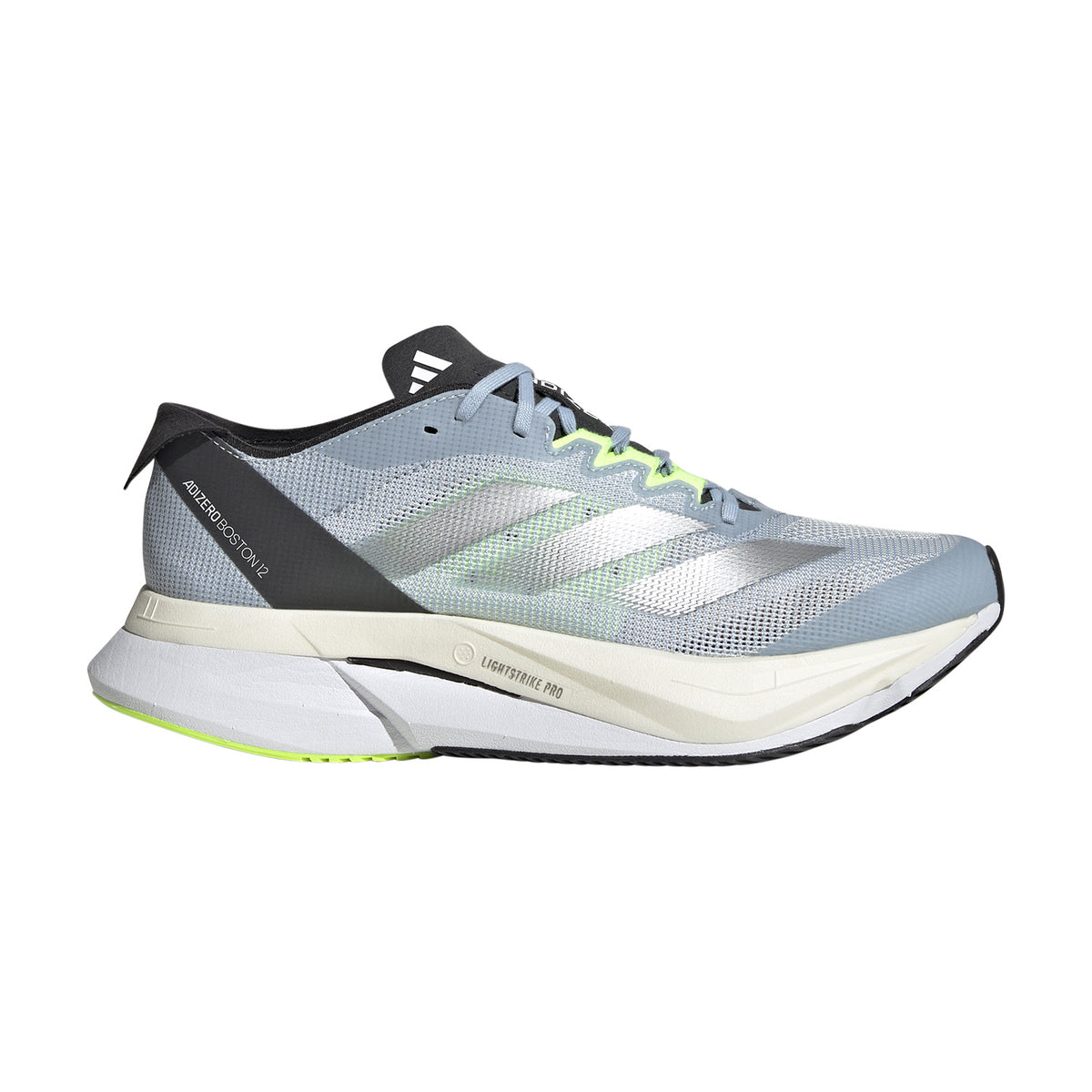 adidas adizero Boston 12 Wonder Blu/Silver Metallic/Lucid Lemon